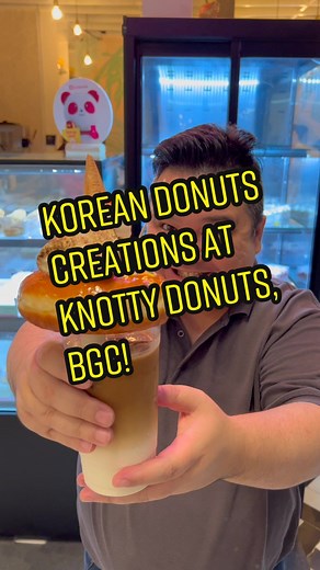 I tried some of these amazing Korean inspired donuts at a charming little cafe at BGC! Check out the amazing creations at Knotty Donuts! #donuts #donutshop #dessert #delicious #yummy #foodie #foodietokph #phoodtour #foryou #foryoupage #fyp #explore #discover