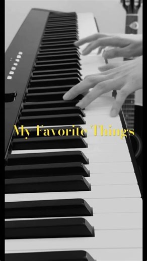 My Favorite Things｜1 minute jazz 🎹 #jazzstandard #pianocover #jazzshorts #myfavoritethings