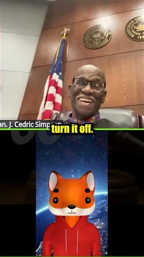 Man Logs Into Zoom Court With Fox Avatar Enabled | Judge Simpson