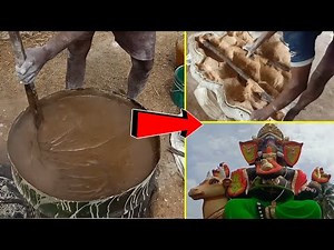 vinayagar making process / ganesh chaturthi 2023 | ganesh idol making with paper gum and glay