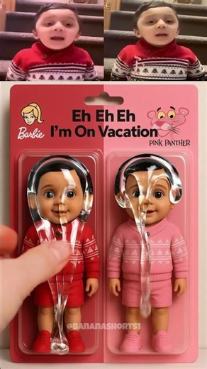 Unboxing I Am On Vacation Barbie X Pink Panther