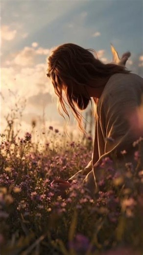 24/7 Peaceful Jesus | Praying in the Field | Doves & Sunset | Live
