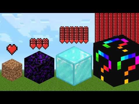 Which block is the strongest in Minecraft ? Part 2