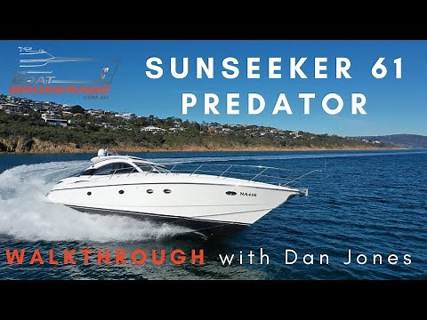 Sunseeker 61 Predator - WALKTHROUGH with Dan Jones