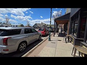 Walking Through Historic Downtown Flagstaff Arizona.