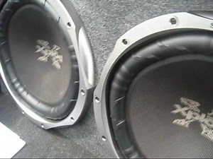 2 15" Sony Xplod Subwoofers XSL156P5