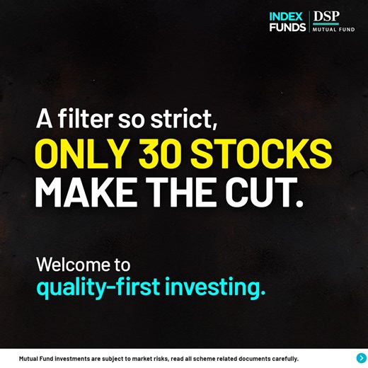 4.6M views · 25 reactions | Invest in DSP Nifty500 FlexiCap Quality 30 Index Fund | Low cost | NFO SIP Recommended | DSP Mutual Fund | Facebook
