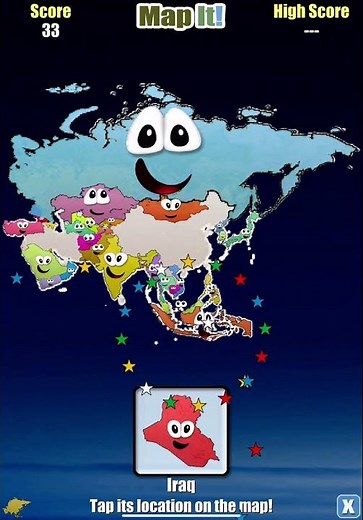 Stack the Countries - Map It! Asia in 0:38