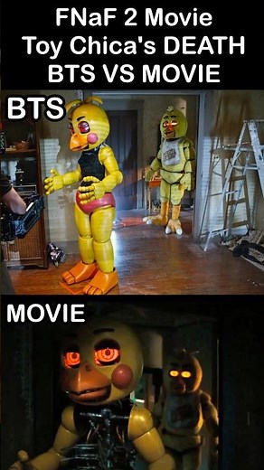 Toy Chica's VS Chica - Behind The Scenes VS Movie | FNaF 2 Movie BTS