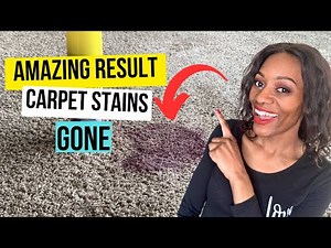 Carpet Cleaning At Home 💥Mind Blowing Way To Remove Carpet Stains 🤯