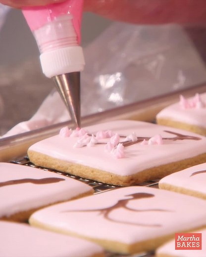 22K views · 394 reactions | Simple sugar cookies serve as the canvas for these elegant cherry blossoms. Get the recipe: https://bit.ly/3txko05 | Martha Stewart | Facebook