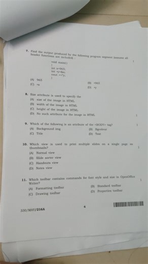 Find the output produced by the following program segment (assu... | Filo