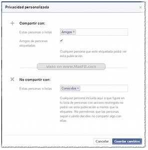 Que Significa En Fb Amigos Excepto Conocidos