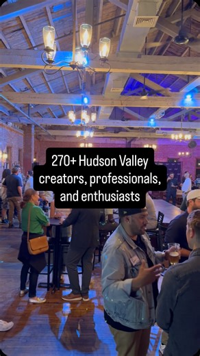 Last night was our October meetup, which brought us to Newburgh (and Orange County) for the first time! @newburghbrewing was an excellent host — great food, great drinks, great space. I didn’t take attendance at the door, but we had over 270 RSVPs, and I think we had around 200 people come through! One of my favorite things, though, was hearing from so many people about how this community has impacted them: 🎬 Someone told me that she landed two acting roles, one through a previous meetup and on