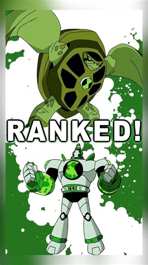Omniverse Transformations Ranked Worst to Best for Ben 10! #ben10 #ranked #fyp