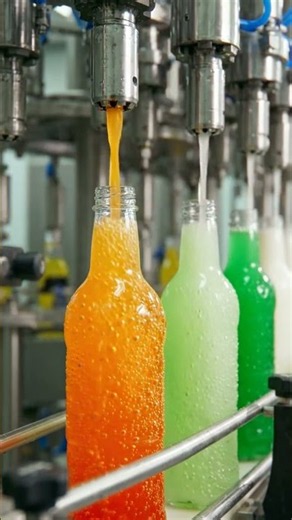 🇮🇳 How Tricolor Energy Drinks Are Made 🥤 | High-Tech Bottling Factory #beverageprocessing