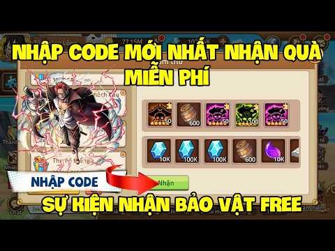 Tổng Hợp 9 Code Huyền Thoại Hải Tặc Mới Nhất 21/3 | Sự Kiện Nhận Code Thùng Bia Tuần Vip Nha