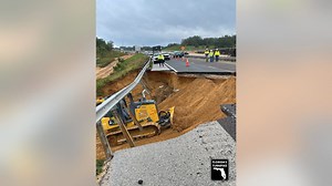 Hurricane Milton aftermath: Roads washed away in Lake County after heavy wind and rain