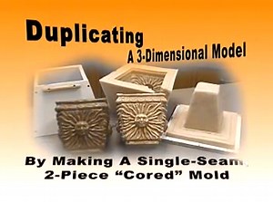 How to Make a 2 Piece Core Mold: Concrete Urn Example
