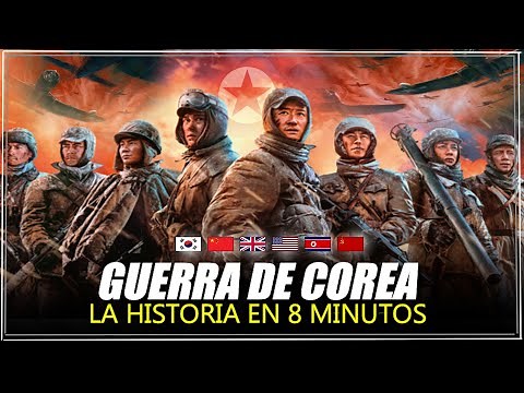 ⚔️The Korean War of 1950-1953 in 8 Minutes - The Conflict between Korea - Summary✅