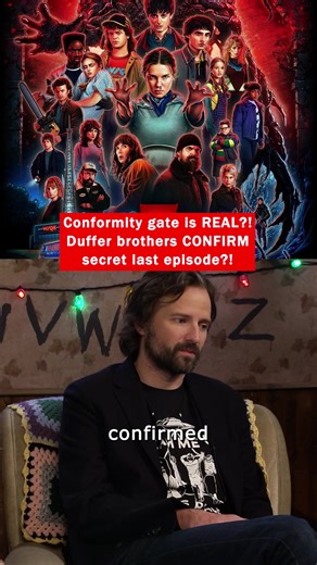 Duffer Brothers CONFIRM conformity gate is real?! stranger things 5 season 5 finale #strangerthings #strangerthings5 #conformitygate #strangerthingsfinale #dufferbrothers