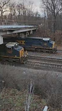 Light power move off an empty coal into Cumberland, MD with 5100 series. #csx #ac44cw #sd70mac