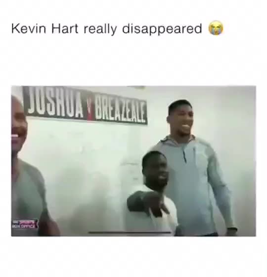 Kevin Hart's Hilarious Disappearance Meme