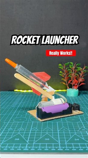 Real Working Missile Launcher in the Miniature #youtubeshorts #shorts #diy