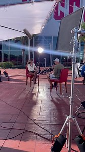 Not sure there’s a guy that can make me smile and laugh in an interview like @gronk. But come Sunday, he’s all business!! @buccaneers @nflonfox @jsantos1111 @route30films @jilliangregory @alyssafgreene @veronicabeard #millie #buccaneers #wildcardweekend | Erin Andrews