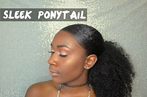 507K views · 3.5K shares | Natural Hair | Sleek Ponytail on Thick Natural Hair using The Mane Choice Full Tutorial https://www.youtube.com/watch?v=1P-2cc-KKLU | Nia Imani | Facebook