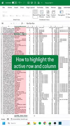aicomputerclasses.excel_ on Instagram: "The shortcut for Focus Cell is Alt + WEF ⚡️ and follow for daily tips! 🗂️ Save this post for future reference! 👯 Share it with a friend! Get Excel Templates, PDF Cheat Sheets, Trackers, and Trainings at the link in our bio! #excel #exceltips #exceltricks #spreadsheets #tutorial [Basic computer course,Computer fundamentals, Computer for beginners,Computer classes near me,Email basics,Online computer course, Computer knowledge,Digital skills,Computer educa