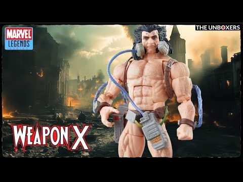 Wolverine Weapon X Marvel Legends 6 inch Action Figure Unboxing
