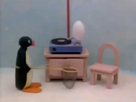 Pingu looks after the egg