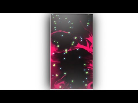 Template Background Full Screen | Ink Splash + Particle Effects | Vn Status Editing Template