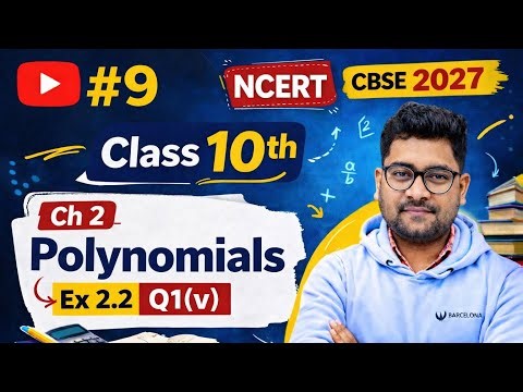 Polynomials Ex 2.2 Q 1(v) Class 10 Math NCERT Chapter 2 Maths by utkarsh sir