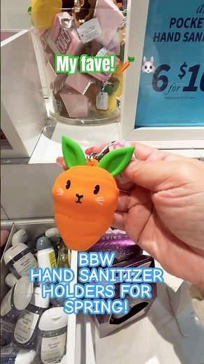 “NEW” BATH & BODY WORKS HAND SANITIZER HOLDERS FOR SPRING!