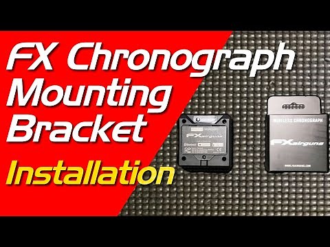FX Airguns Wireless Chronograph Mounting Bracket Installation