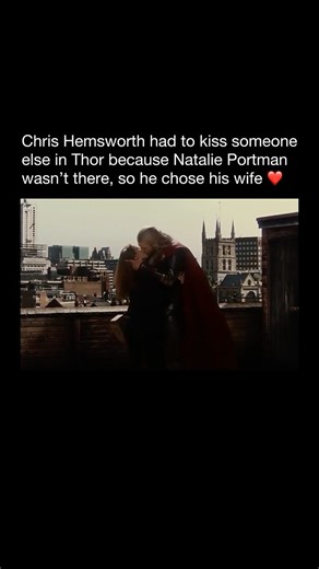 Bloopers | In Thor: The Dark World, the final kissing scene between Thor and Jane Foster was filmed during a reshoot when Natalie Portman was... | Instagram