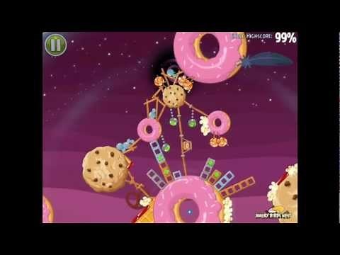 Angry Birds Space Utopia Bonus Level F-4 Space Eagle Walkthrough