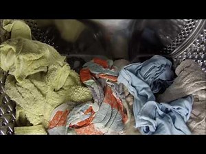Gopro camera inside a washing machine, foam in the washer, wash towels, lavadora test movie #15 4bq