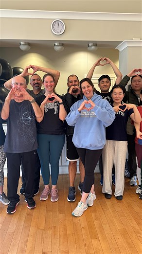 Our LOVE language here at the Fitness Center…. REPS and RESULTS! Happy Valentine’s Day Belmont! #belmontstrong #partnerexercises #vdayworkout❤️ | Belmont Country Club