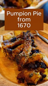 Pumpion (pumpkin) Pie from 1670. #pumpkinpie | Tasting History
