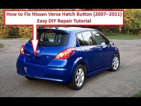 2007-2011 Nissan Versa Hatchback Button Fix!! Easy DIY Repair