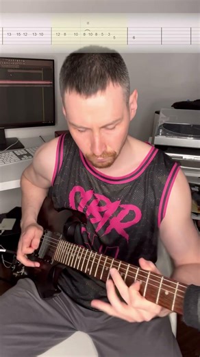Lost Society - Awake Guitar Solo TAB Tutorial Standard Tune #lostsociety #awake #guitartabs