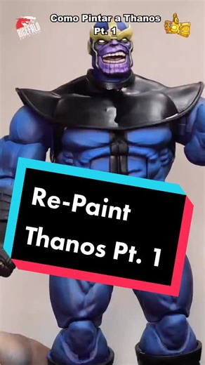 Responder a @balsaro re-pintemos aThanos de Marvel Legends #marvellegends #thanos #miniaturepainting #3dprinting #airbrush #hottoys #figurasdeaccion