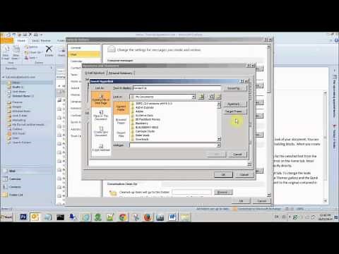 Microsoft Outlook -- Creating a custom signature