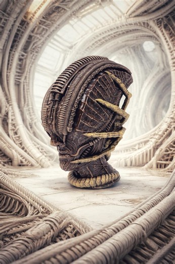 Alien Head Facehugger 3D Resin Sculpture Height 6.9" (17.5 Cm/175 Mm) - Etsy