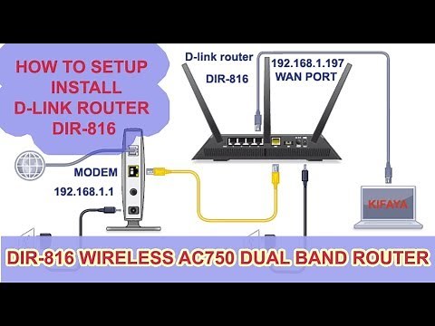 How to Setup and Install D link AC750 Dual Band Router