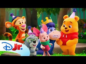 Playdate with Winnie the Pooh | Eeyore's Birthday Surprise 😲 | @disneyjr - Videos For Kids