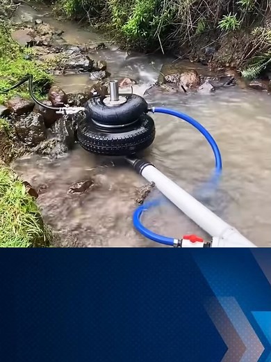 Máy bơm không điện: nguyên lý bơm tăng áp chạy mãi bằng nước